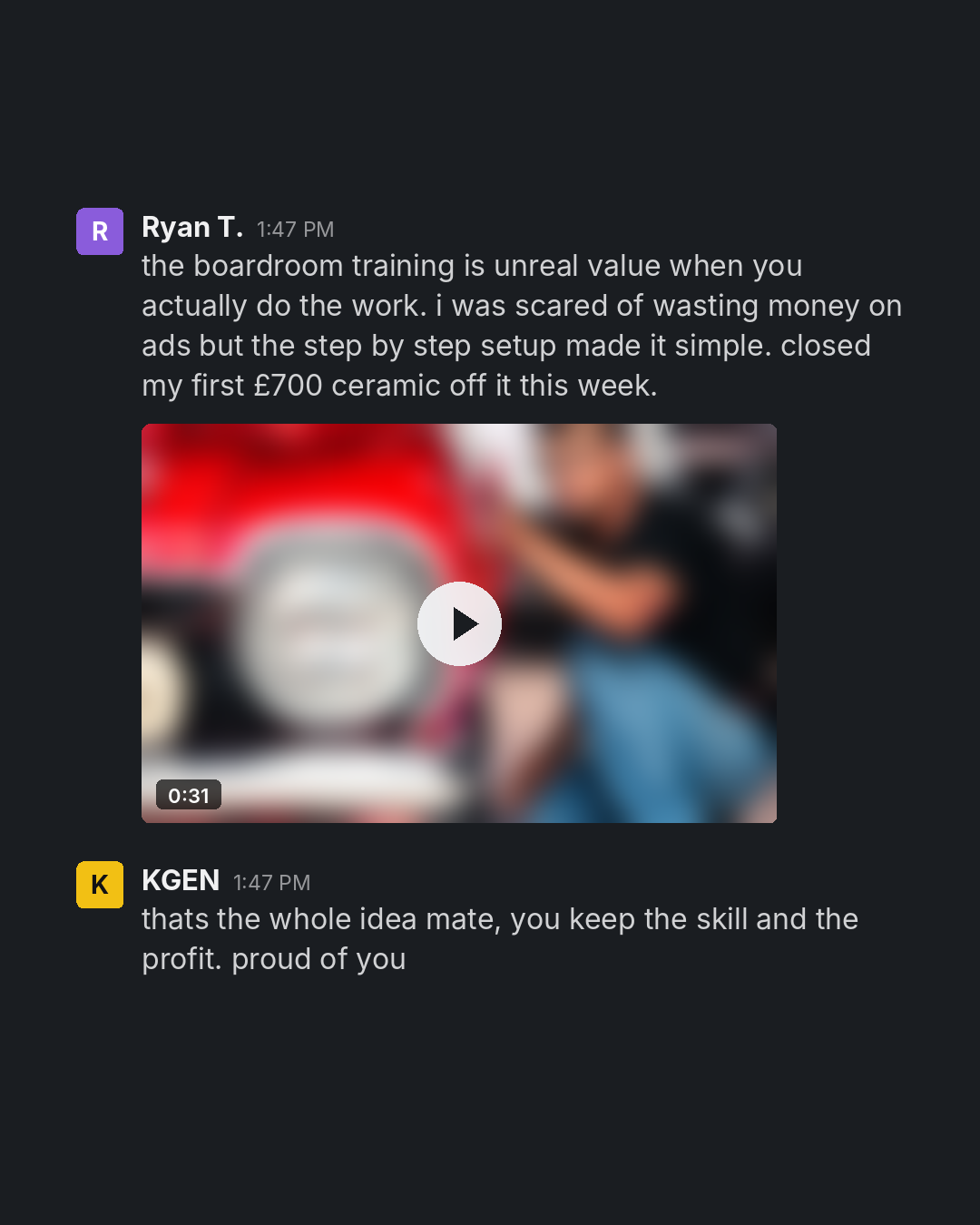 Detailer testimonial 2
